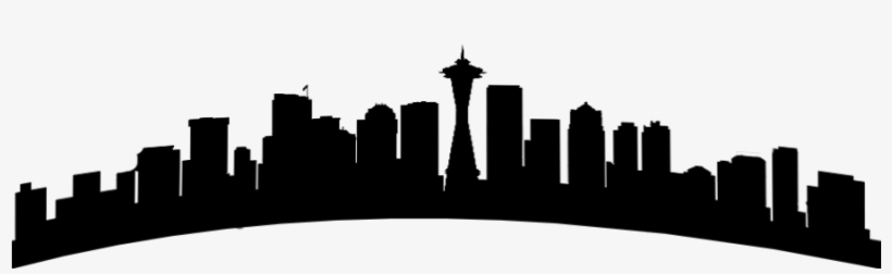 Seattle Skyline Silhouette Free, transparent png #1767373