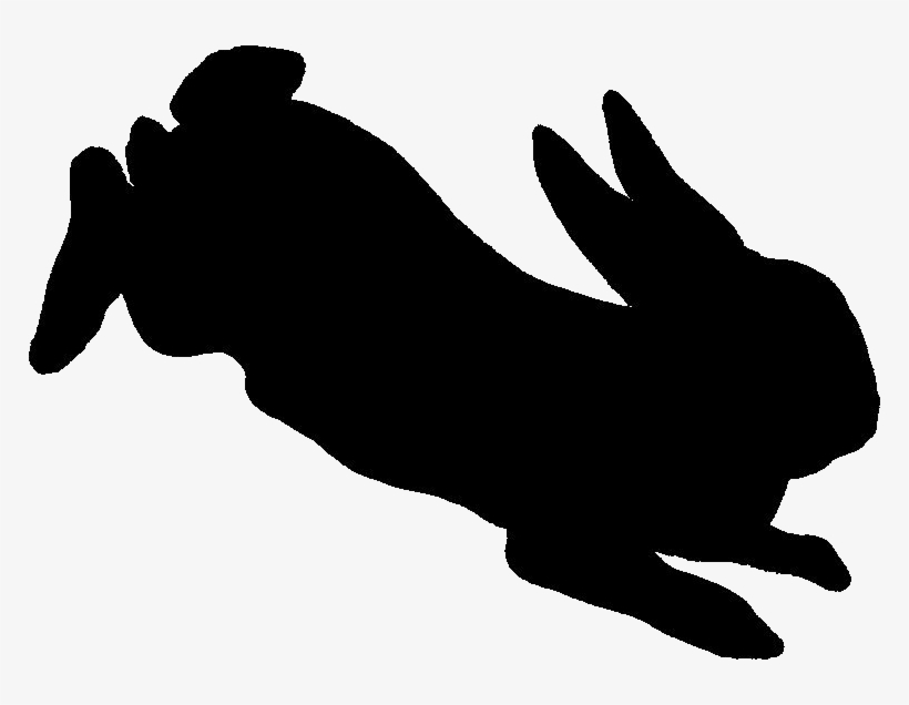 Rabbit Silhouette By Anitess On Clipart Library - Jumping Rabbit Silhouette, transparent png #1767527