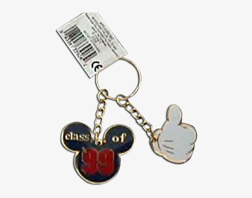 Mickey Silhouette 1999 Disney Keychain Key Ring - Keychain, transparent png #1767867