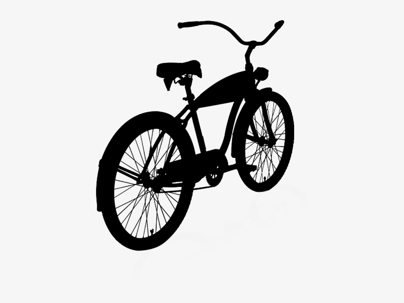 Silhouette Bike - Hang Ten Bike 3 Speed, transparent png #1767998