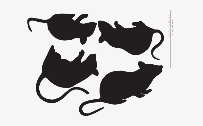 And I Had To Make A Pillow Which Means I Had To Drag - Mouse Silhouette Halloween, transparent png #1768087