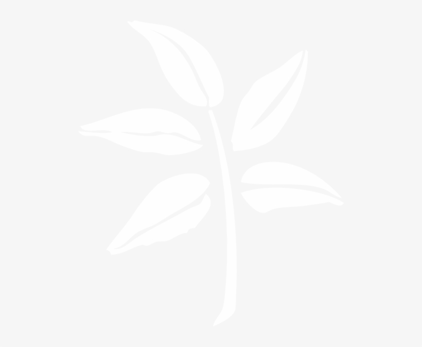 White Leaf Silhouette, transparent png #1768252