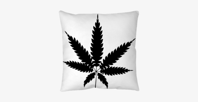 Pink Cannabis Leaf Throw Blanket, transparent png #1768456