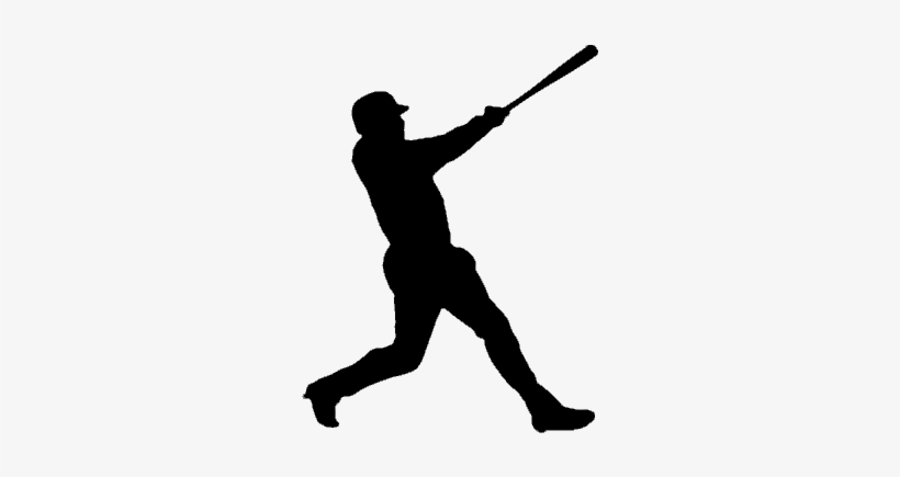 Baseball Player Silhouette Png - Ken Griffey Jr Silhouette, transparent png #1768668