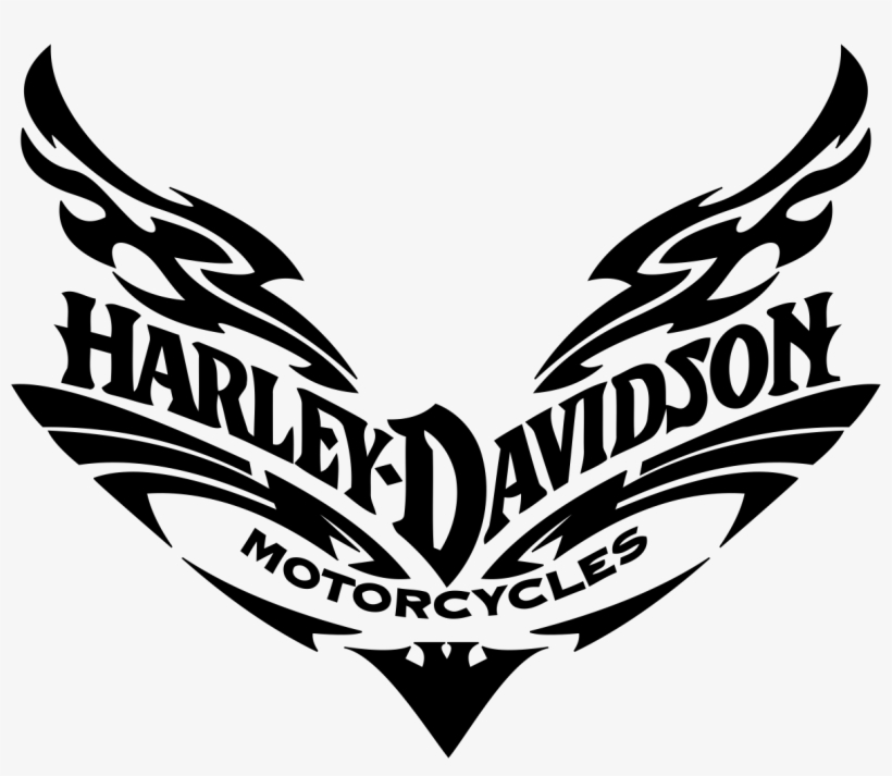 Harley Motorcycle Silhouette*vector* - Silhouette Harley Davidson Svg, transparent png #1769116