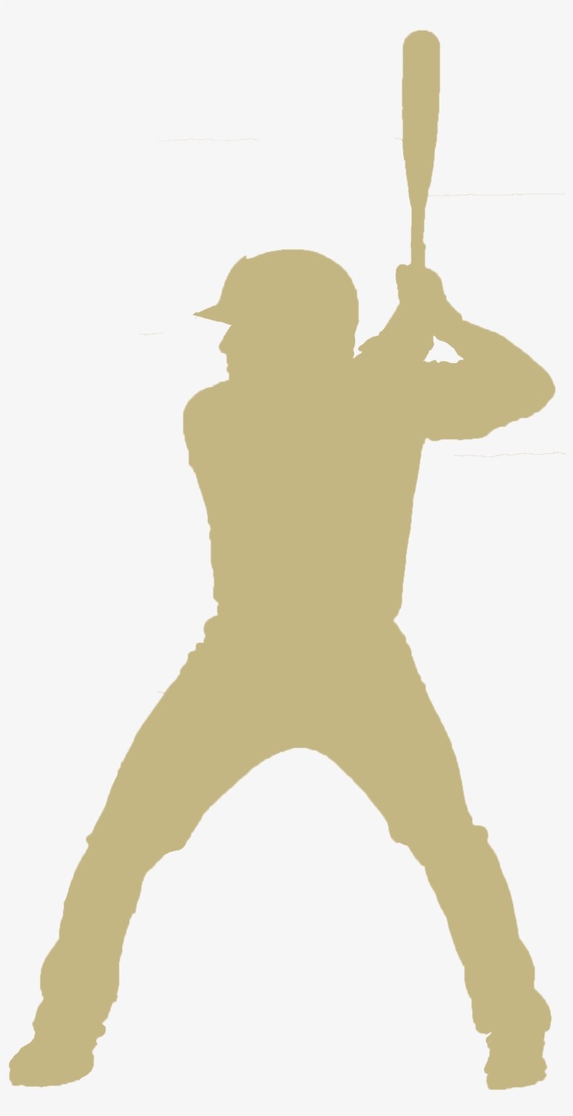Baseball-gold - Silhouette, transparent png #1769374