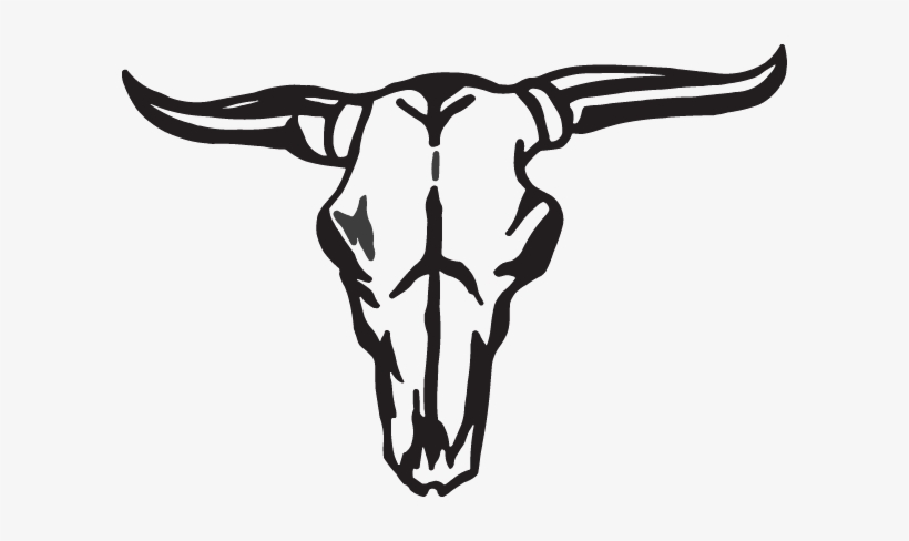 Banner Stock Bull Decal - Steer Skull Clip Art, transparent png #1769439