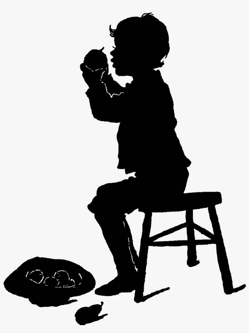 Digital Antique Boy Silhouettes Images - Digital Stamp, transparent png #1769641