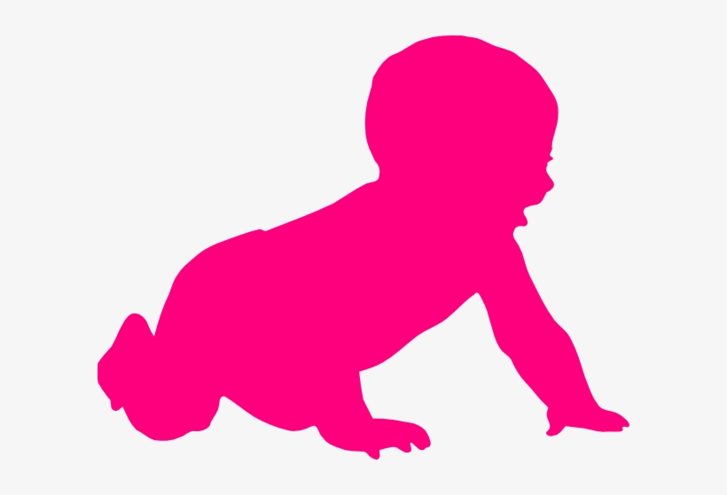 Baby Silhouette Clip Art At Clker Com Vector Clip Art - Baby Silhouette Clip Art, transparent png #1769983