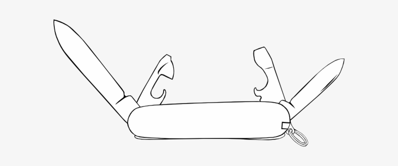 Swiss Army Knife Silhouette, transparent png #1770060