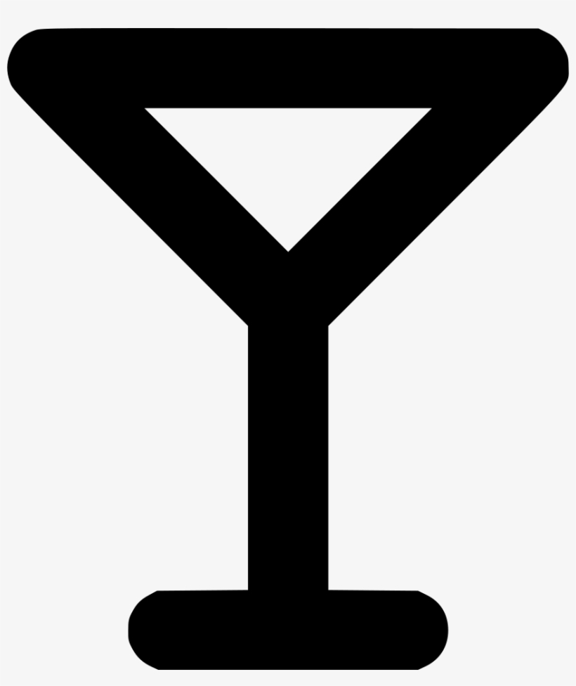 Martini Glass Comments - Simbolo De Una Copa, transparent png #1770275