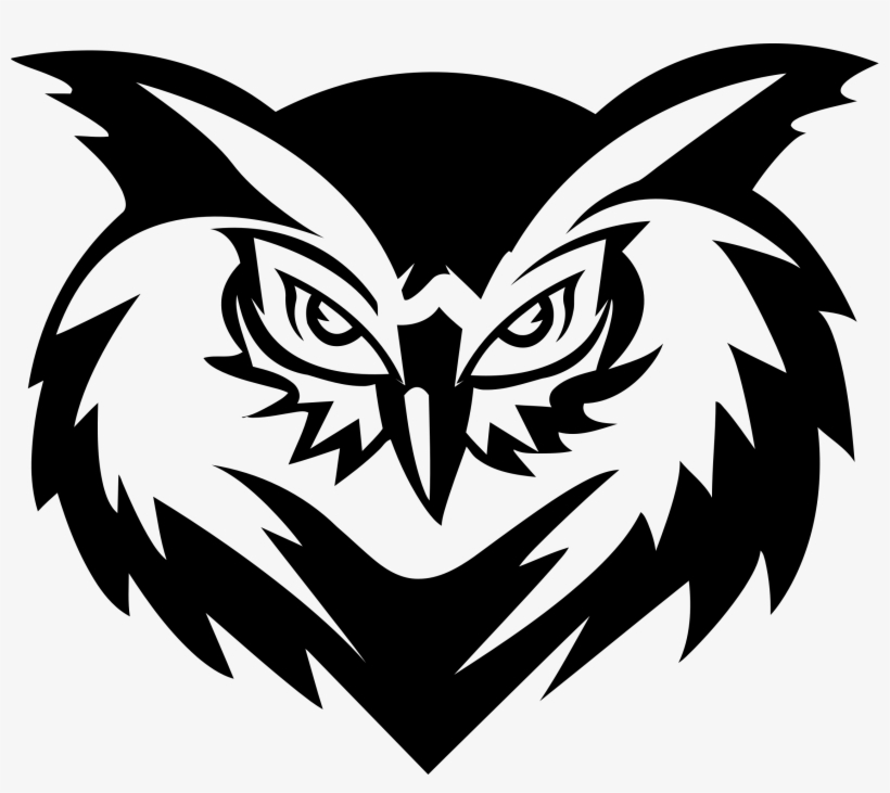 Owl Silhouette Png - Owl Head Vector Png, transparent png #1770625