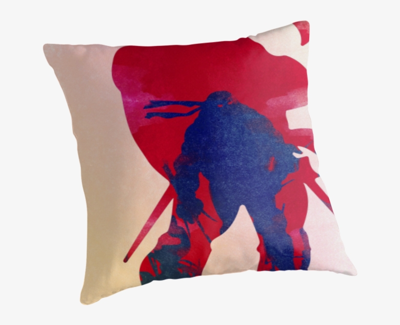 Ninja Turtle Silhouette Cameo - Cushion, transparent png #1770720