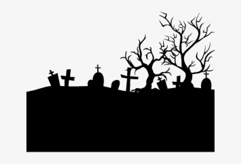 Graveyard Silhouette, transparent png #1771110