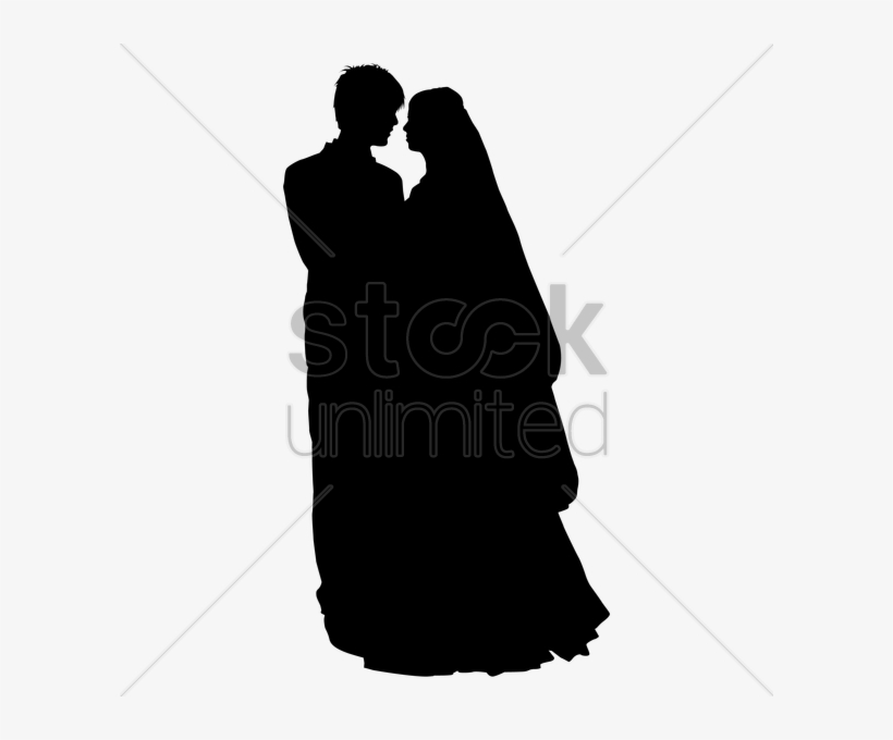 Free Download Wedding Coule Outline Clipart Wedding - Wedding Coule Outline, transparent png #1771673