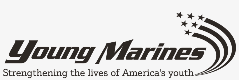 Logo Primary Black Tag Png, Young Marines With - Young Marines Logo, transparent png #1771851