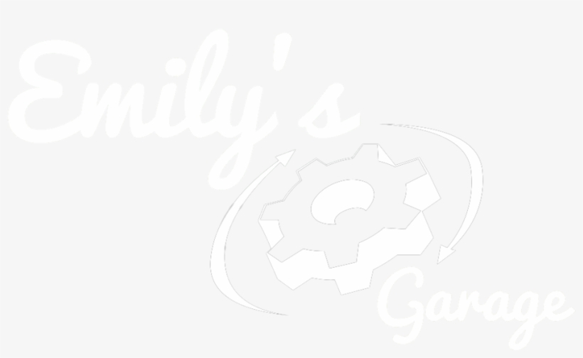 Emilys Garage Logo White, transparent png #1772441