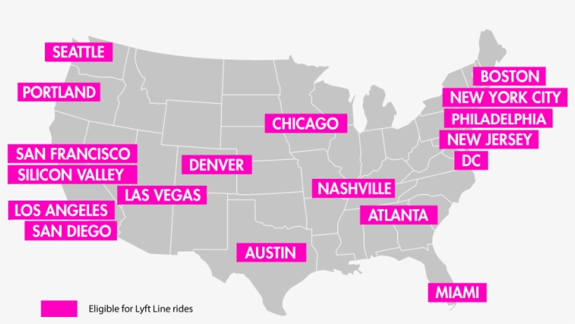 *all Claims For Lyft Line Expenses Are Subject To Federal - Pre Tax Commuter Benefit Map, transparent png #1772624