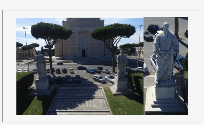 View Of Saints Peter And Paul Basilica In The Eur Quarter - Basilica Of Saint Paul Outside The Walls, transparent png #1773198