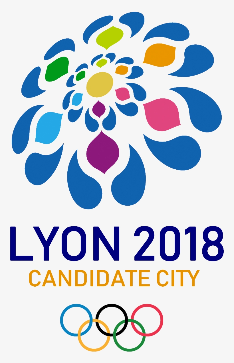 Lyon 2018 Olympic Logo - Summer Olympics Logo 2018, transparent png #1774857