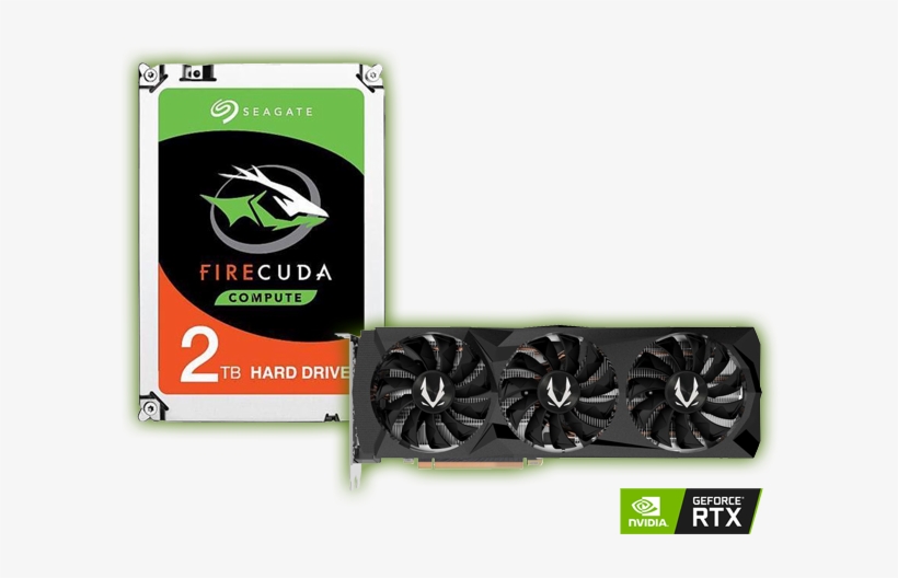 Zotac Geforce Rtx 20 Series Combos - Seagate 2tb Barracuda St2000lm015, transparent png #1775572