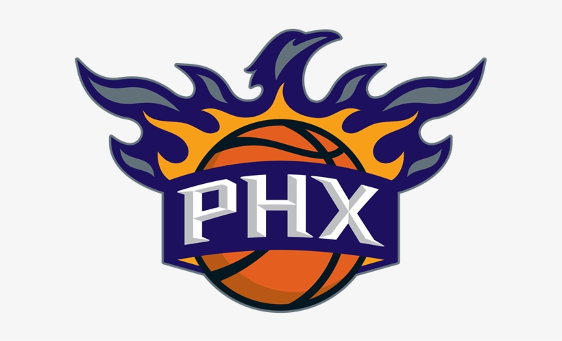Phoenix Suns Png Banner Black And White - Phoenix Suns, transparent png #1776971