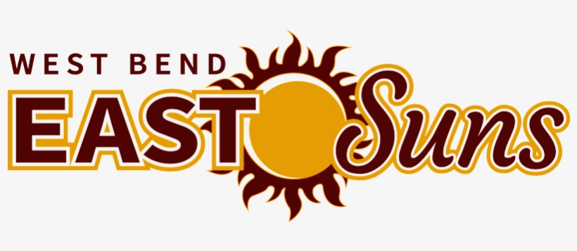 West Bend East Suns Basketball Logo - West Bend East High School Logo, transparent png #1777463