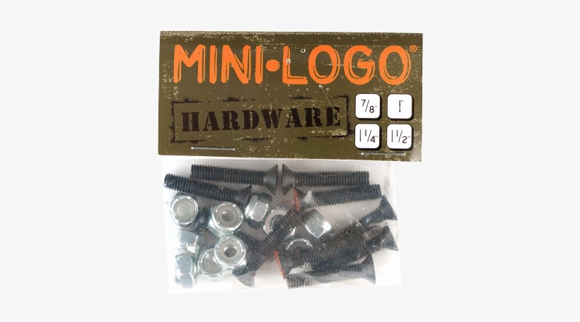 Mini Logo Hardware Single Pks - Mini-logo Skateboard Hardware (1-inch) By Mini-logo, transparent png #1778142