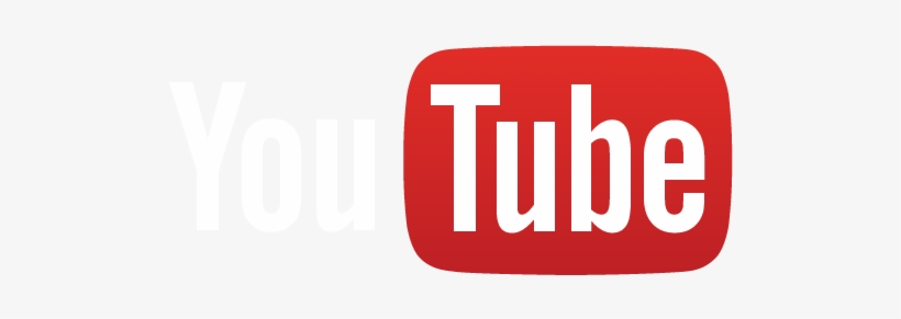 Youtube Logo Full Color - Youtube Logo White Red Png, transparent png #1778194
