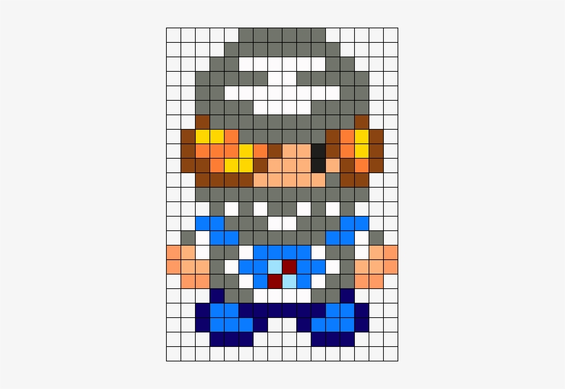 Skeik Legend Of Zelda Ocarina Of Time Perler Bead Pattern - Legend Of Zelda Perler Bead Pattern, transparent png #1778547