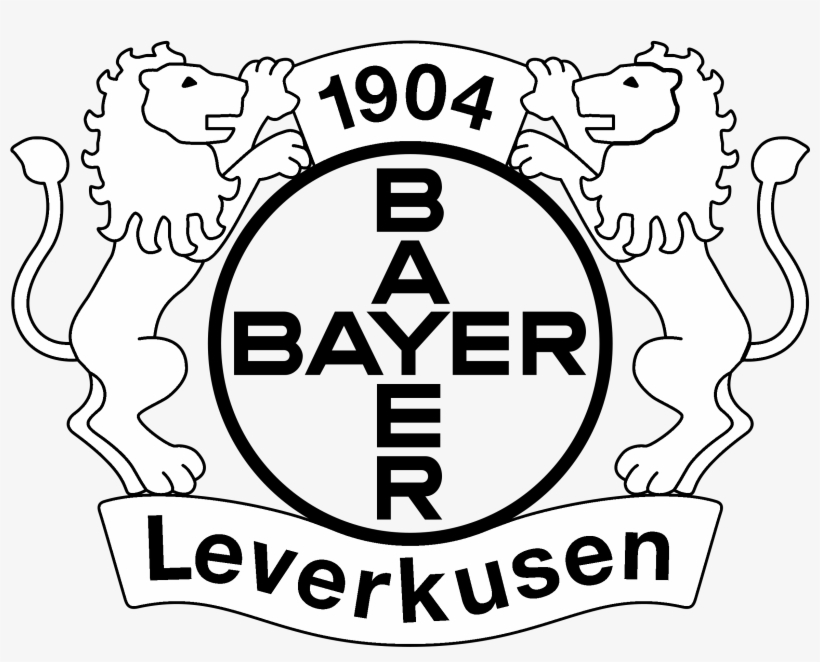 Bayer Leverkusen Logo Black And White - Hoffenheim Vs Bayer Leverkusen, transparent png #1778650