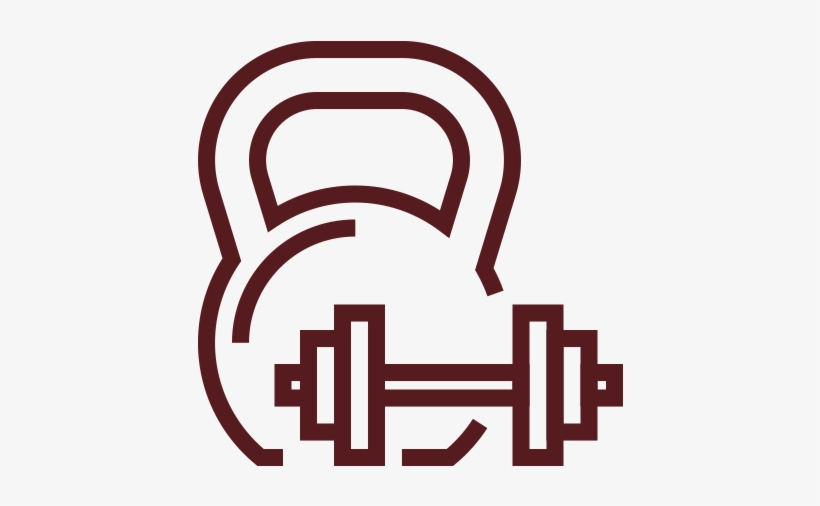 Kettle Bell And Barbell - Brain Train Icon, transparent png #1778955