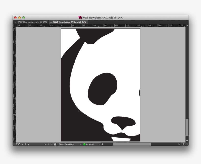 I Made The Logo By Tracing With Adobe Illustrator - パンダ Wwf, transparent png #1779252