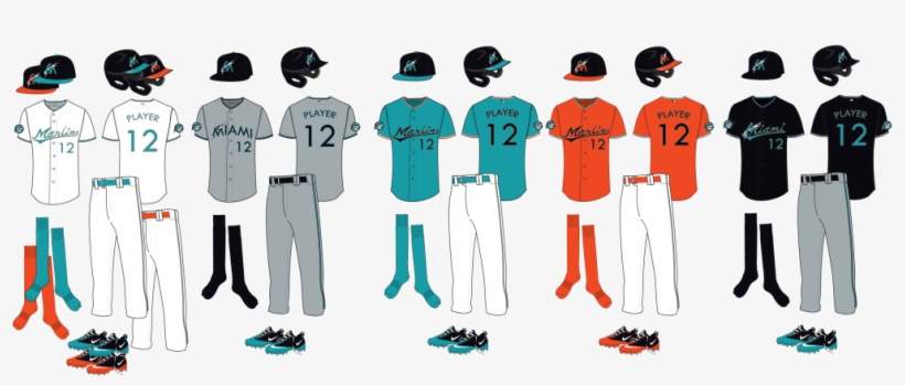 Barreto Marlinsuniform - Miami Marlins Uniform Concept, transparent png #1780132