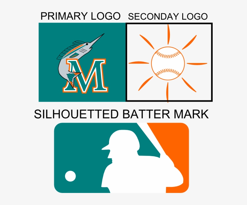 Miamimarlinslogos4 - Major League Baseball: All 30 Mlb Logos, transparent png #1780312