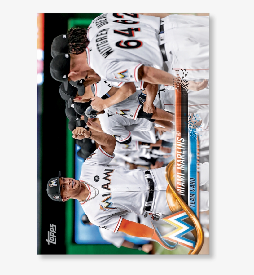 2018 Topps Series 1 Baseball Miami - Topps, transparent png #1780499