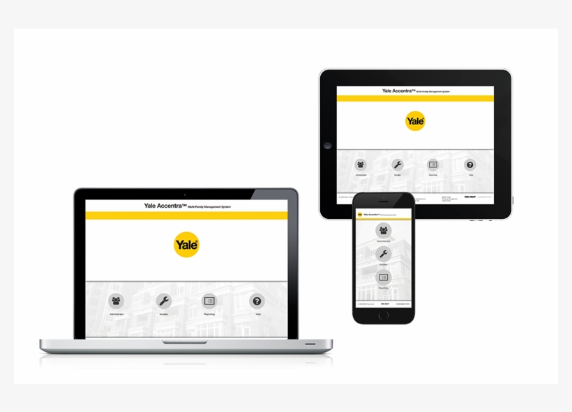 Yale Accentra™ Multi-family Software - Electronic Lock, transparent png #1781605