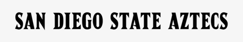 San Diego State Aztecs Font, transparent png #1781809