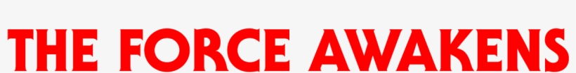 The Force Awakens - Force Awakens Logo Font, transparent png #1782214