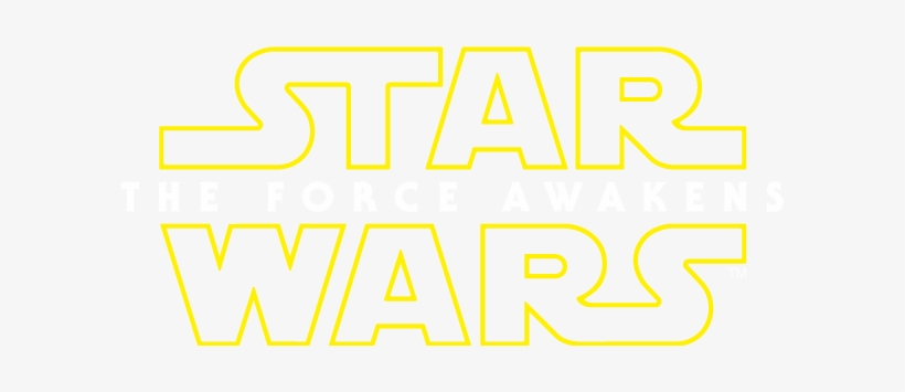 The Force Awakens - Star Wars Beach Towel - Logo 28x58, transparent png #1782376