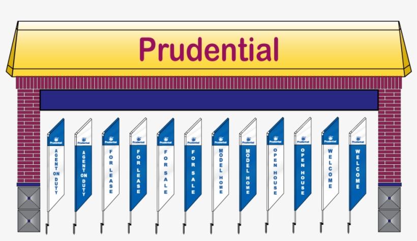 Home > Pvc Yard Sails > Two Panel Stock Logo > Prudential - Electric Blue, transparent png #1782400