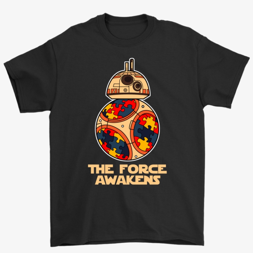 Bb-8 Autism Awareness The Force Awakens Star Wars Shirts - Washington Capitals Stanley Cup Gear, transparent png #1782547