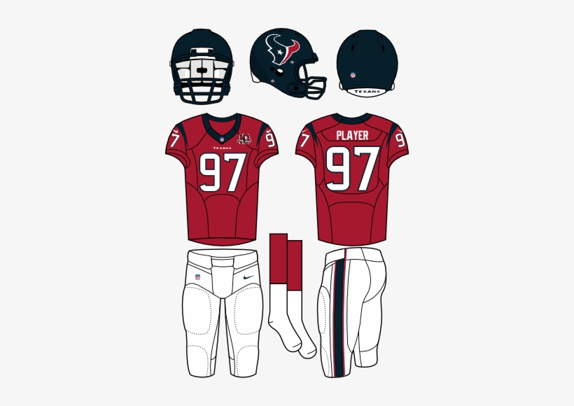 Houston Texans - Atlanta Falcons Home Uniform, transparent png #1782589
