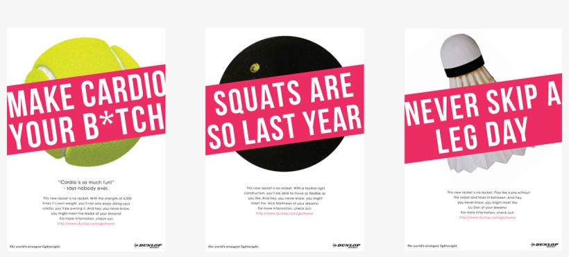 To Promote Dunlop's Rackets As The World's Strongest - Sign, transparent png #1782668