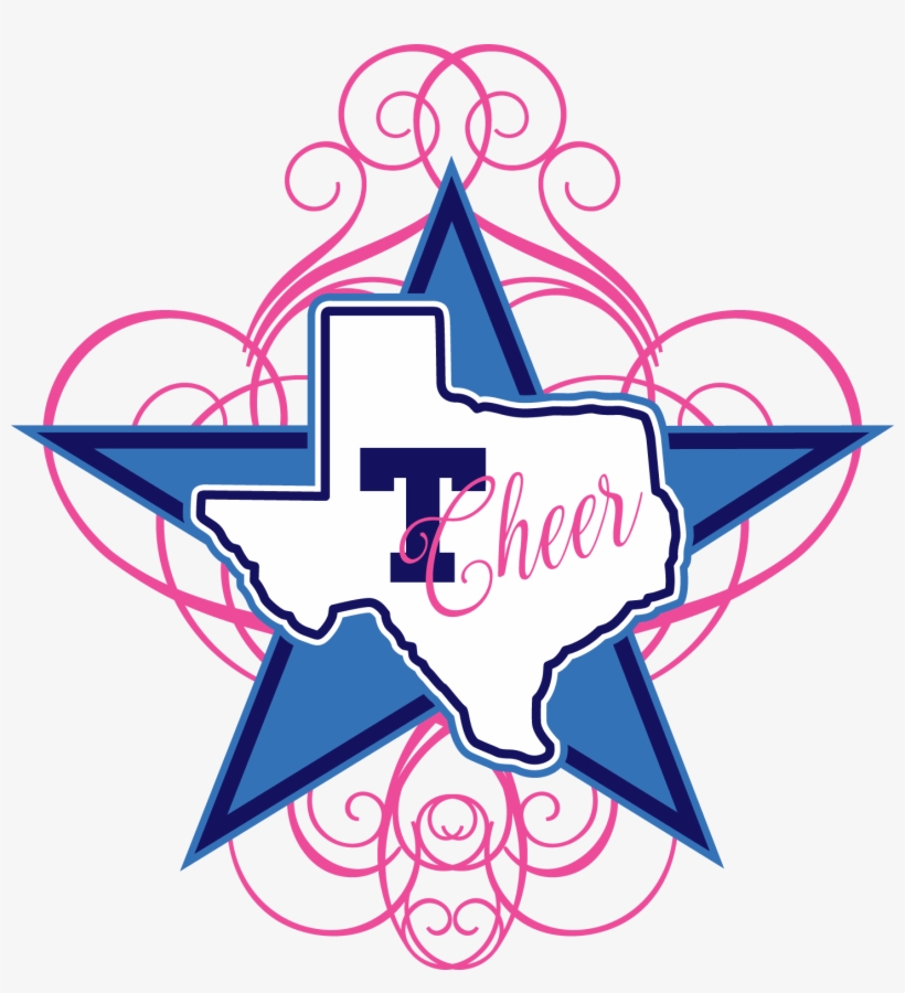 Rockwall Texans Cheerleading Logo Pink-min - Rockwall Texans, transparent png #1782756