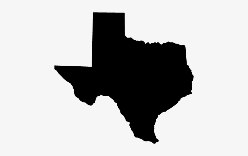 Texas State Shape Clip Art Texans Logo Png - Texas Map Silhouette, transparent png #1782874