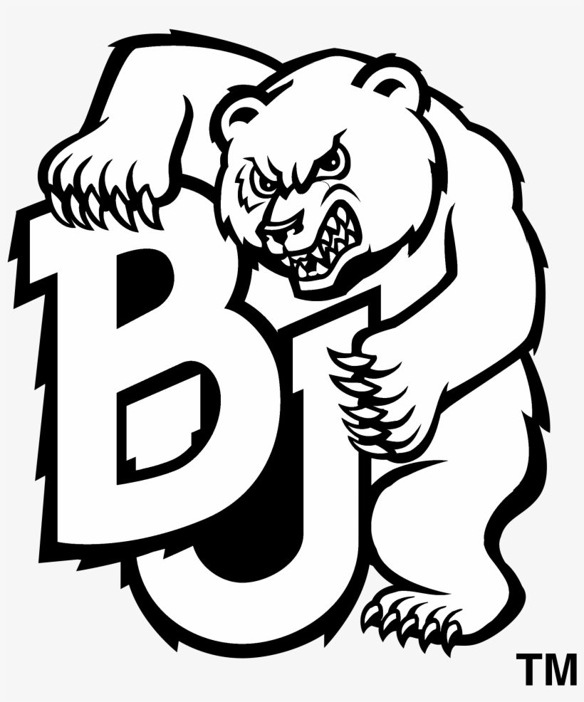 Baylor Bears Logo Black And White - Baylor Bears And Lady Bears, transparent png #1782879