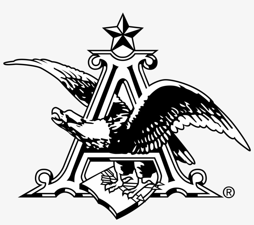 Anheuser Busch Logo Png Transparent - Anheuser Busch Logo Black And White, transparent png #1783125