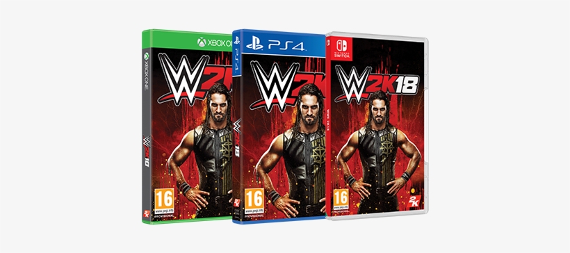 Wwe 2k18 Standard Edition - Wwe 2k18 - Ps4 Console Game, transparent png #1783902