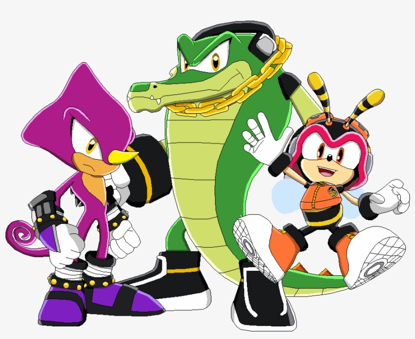 Team Chaotix - 8 Bit Espio, transparent png #1783955